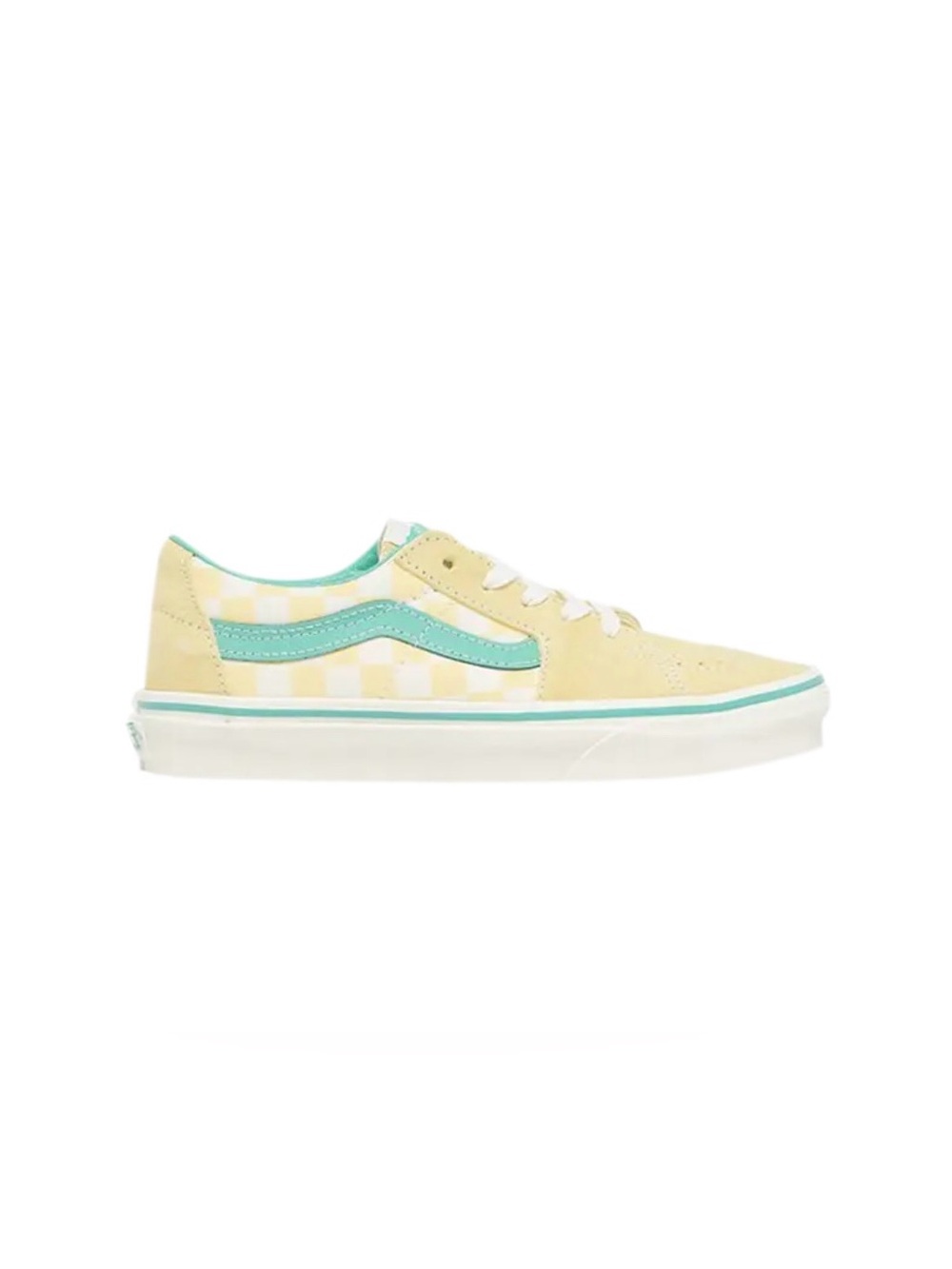 Vans Sk8-Low Checkerboard Banana Cream
